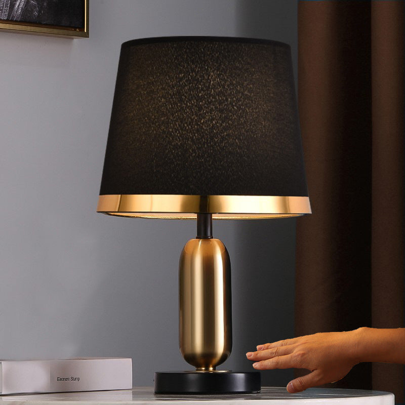 Elegant Touch-Controlled Nightstand Lamp for Bedroom Ambiance