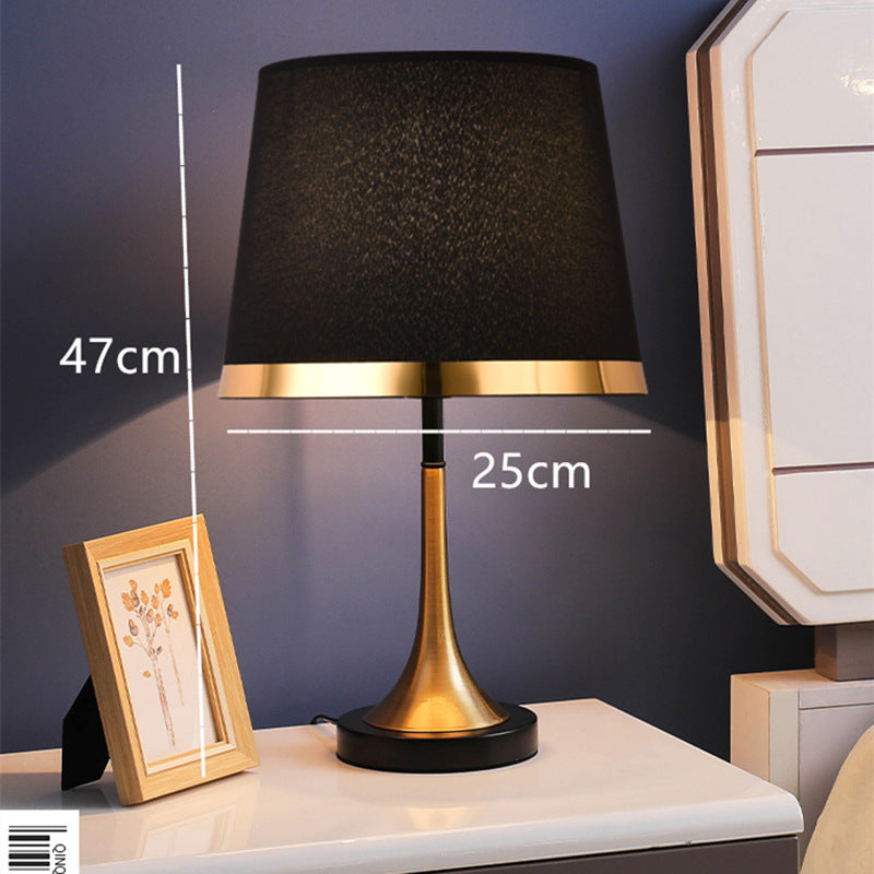 Elegant Touch-Controlled Nightstand Lamp for Bedroom Ambiance