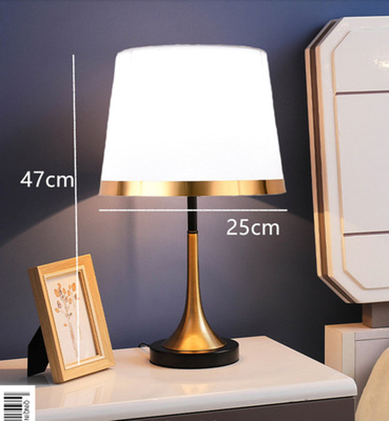 Elegant Touch-Controlled Nightstand Lamp for Bedroom Ambiance